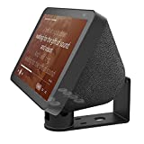 Wall Mount Stand for Echo Show 8, Aluminum Swivel Stand, Stand for Amazon Echo Show 8 & Echo Show 5, Horizontal 360 Rotation Longitudinal Angle Change Base Black MY013-01