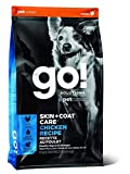 GO! SOLUTIONS Skin + Coat Care - Dry Dog Food, 25 lb - Chicken Recipe with Grains for All Life Stages - Complete + Balanced Nutrition for Dogs