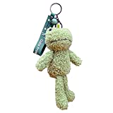 VIVIGO Plush Frog Keychain Women Men Car Key Ring Soft Toy Doll Accessory Backpack Bag Decoration Gift for Teens 9012,Green,Small