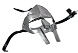 Queen Armour mf doom mask Roman Gladiator Helmet Face Mask MF Doom Medieval Viking MASK Roman Gladiator Helmet Face Mask MF Doom Viking MASK Silver