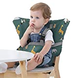 Easy Seat Portable Baby Chair Safety Washable Cloth Harness Travel Harness Seat for Infant Toddler Feeding with Adjustable Straps Shoulder Belt