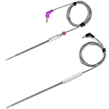 2-Pack Upgraded Replacement Probe for Thermopro TP20 TP08S TP07 TP25,Ultra Accurate & Fast Meat Temperature Probe for TP20 TP17 TP-27 TP08S TP17H TP06s TP16S TP09 TP28
