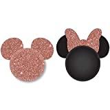 Disney Rose Gold Mickey and Rose Gold Minnie Antenna Topper
