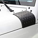 Hooke Road Matte Black Cowl Body Armor Outer Cowling Cover Corner Guards Exterior Accessories Compatible with Jeep JK & Wrangler Unlimited 2007-2018