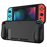 JETech Protective Case for Nintendo Switch 2017, Grip Cover with Shock-Absorption and Anti-Scratch Design (Black)