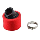 JRL Red Foam Air Filter Cleaner For 70 110 125cc ATV Mini Motocross Dirt Pit Bike