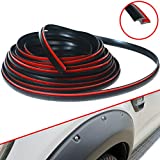 sdano Fender Flares Edge Trim, Fender Flare Rubber Seal for Car and Truck Wheel Wells, Rubber Gasket for Fender Flares Universal, Bonds w/ 3M Automotive-Grade Adhesive Tape, T-Style, 30â€™ Length