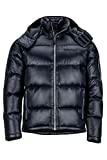 Marmot Men's Stockholm Down Puffer Jacket, Fill Power 700, Jet Black, Large