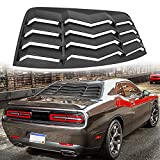 ROUTEKING Rear Window Louver, Rear Windshield Sun Shade Cover Compatible with Dodge Challenger 2008-2021 in GT Lambo Style, ABS Material, Anti-Peeping and Shade