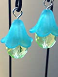 Fairy Garden Blue Hanging Miniature Lanterns Set of 2. Dollhouse, Terrarium Décor.
