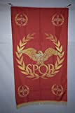 Western SPQR History Ancient Rome Roman Empire Senate People European Democracy History Wars 3x5 feet Flag Banner Vivid Color Double Stitched Brass Grommets