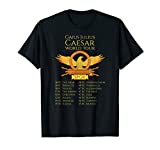 SPQR Ancient Rome Julius Caesar World Tour Roman History T-Shirt