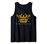 History Of Ancient Rome SPQR Roman Eagle Roma Invicta Tank Top