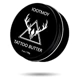 Tattoo Salve Tattoo Cream Tattoo Aftercare Tattoo Butter for Before, During, After The Tattoo Process – Lubricates & Moisturizes – 100% Vegan Replacement for Petroleum-Based Products – 5 oz