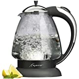 Capresso 259 Water Kettle, 10" x 8.25" x 6.25", Polished Chrome