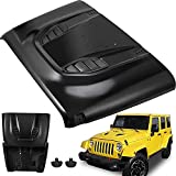 MAIKER Replacement Hood Heat Dispersion 10th Anniversary Hood for 2007-2017 Jeep Wrangler JK JKU