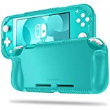 Fintie Case for Nintendo Switch Lite 2019 - Soft Silicone [Shock Proof] [Anti-Slip] Protective Cover with Ergonomic Grip Design for Switch Lite Console (Turquoise)