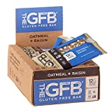The GFB Gluten Free Protein Bars, Oatmeal Raisin, 2.05 Ounce (Pack of 12), Vegan, Dairy Free, Non GMO, Soy Free