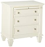 COASTER Sandy Beach 3-drawer Night Stand White