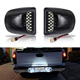 VZ4X4 LED License Plate Light Lamp Assembly Compatible with Chevrolet Silverado 1500 2500 3500 Suburban Tahoe GMC Sierra 1500 2500 3500 Yukon XL Cadillac Escalade