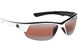 Strike King S11 Optics Semi Rimless Polarized Sunglasses (White-Black Two Tone Amber)