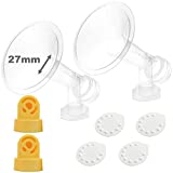 Nenesupply Pump Parts Compatible with Medela Breastpump Not Original Medela Pump Parts 27mm Breastshield Valve Membrane for Medela Pump in Style Medela Symphony Swing Replace Medela Breastshield