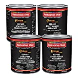 Custom Shop - Gray Epoxy Primer/Sealer 2.1 VOC (Gallon Kit) Anti-Corrosive DTM High-Performance Primer for Automotive and Industrial use Kit = 2 Qt. Epoxy Primer + 2 Qt. Epoxy Hardener (1-1 Mix)