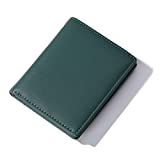 AnnabelZ Women Wallets Small Bifold Leather Pocket Wallet Ladies Mini Short Purse (Dark Green)