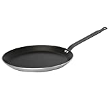 De Buyer CHOC INTENSE Nonstick Crepe & Tortilla Pan - 12 - Ideal for Making & Reheating Crepes, Tortillas & Pancakes - 5-Layer PTFE Coating - PFOA Free - Made in France