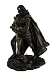 Resin Statues King Arthur Standing Pulling The Sword In The Stone Bronze Finish Statue 5.25 X 8 X 5 Inches Bronze