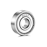 608-Z Shielded Sealed Miniature Skateboard-Bearings - 8x22x7mm, 10 Pcs , Used in Longboard and Scooters Machinery, Roller Skates (10)