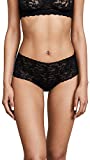 hanky panky, Lace Retro Thong, Black, One Size (0-12)