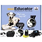 E-Collar - ET-300ZEN - 1/2 Mile Remote Waterproof Trainer Mini Educator - Static, Vibration and Sound Stimulation Collar with PetsTEK Dog Training Clicker