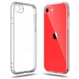 Shamo's Crystal Clear Shock Absorption TPU Rubber Gel Case (Clear) Compatible with iPhone SE 2020 (2nd Generation) iPhone 8 and iPhone 7