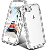 ORIbox Case Compatible with iPhone SE 2020 Case, Compatible with iPhone 7 Case, Compatible with iPhone 8 Case, Heavy Duty Shockproof Anti-Fall clear case