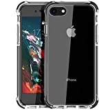 MATEPROX iPhone SE 2020 case iPhone 8 case iPhone 7 Case Clear Shield Heavy Duty Anti-Yellow Anti-Scratch Shockproof Cover Compatible with iPhone 7/8/SE(Black)