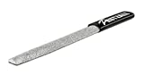 Kutzall Original 8" Half-Round Hand Rasp - Coarse, for Woodworking & Shaping, W/Ergonomic Soft Grip Handle, Abrasive Tungsten Carbide Coating - 13" (330.2mm) Overall Length - HR8330