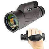 Bird Watching Monocular for Adults  Smithsonian Monocular Set w/ 12x50 Monocular for Bird Watching, Hiking, Travel  Waterproof Monocular Bird-Watching Guide Included