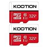 KOOTION 32GB Micro SD Card 2-Pack Class 10 Micro SDHC Card UHS-I Memory Card Ultra High Speed TF Card, C10, U1, 32 GB