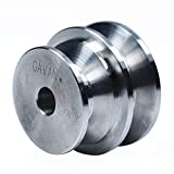40mm OD 10mm Bore V Groove 2 Step Pulley for Belt 3/8"