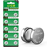 LiCB 10 Pack SR621SW 364 Watch Battery,Long-Lasting & Leak-Proof,High Capacity Silver Oxide 1.55V Button Cell Batteries for Watch