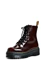 Dr. Martens, Vegan Jadon II 8-Eye Synthetic Platform Boot for Men and Women, Cherry Red, 9 US Women/8 US Men