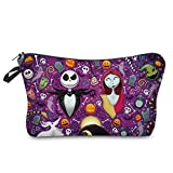 Cosmetic Bag MRSP Makeup bags for women,Small makeup pouch Travel bags for toiletries waterproof The Nightmare Before Christmas(52310)