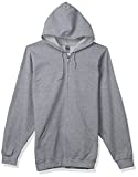Gildan Men's Fleece Zip Hooded -Sweatshirt Style G18600, Sport Grey, 2X-SweatshirtLarge