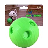 Bark N Bounce: The Interactive Dog Toy Ball That Bounces and Laughs, Engaging Your Dog's Natural Instincts (Small/Medium 3.75 Inches - Dogs 30lbs and Under)