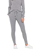 State Cashmere Women’s 100% Pure Cashmere Knitted Loungewear • Tops and Bottoms Sold Separately • (Pale Charcoal, Medium)