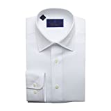 David Donahue Regular Fit Royal Oxford Dress Shirt White 17.5 x 32-33