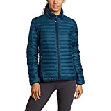 Eddie Bauer Women's Microlight Down Jacket, Peacock, Large