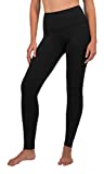 90 Degree By Reflex High Waist Fleece Lined Leggings - Yoga Pants - Black - Medium