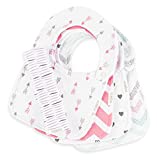 Regaroo - All-Around Waterproof Cotton-Lined Baby Bibs, Baby Essentials for Baby Clothes Protection, Unisex Baby Stuff, Baby Products, Bright and Fancy (5-Pack)